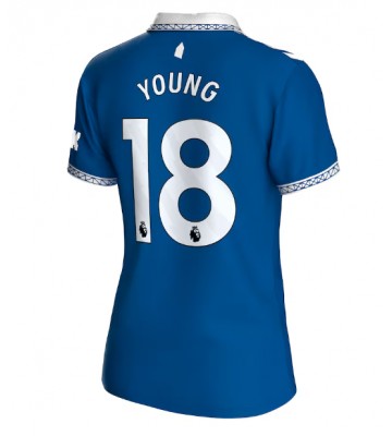 Everton Ashley Young #18 Primera Equipación Mujer 2023-24 Manga Corta